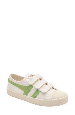 Gola Coaster Low Top Sneaker in Off White/Patina Green 