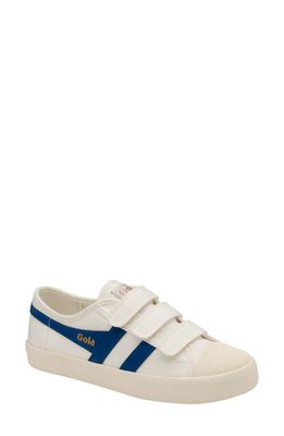 Gola Coaster Low Top Sneaker in Off White/Vintage Blue 