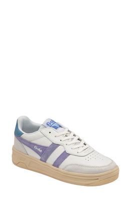 Gola Topspin Sneaker in White/Lavender/Iceberg