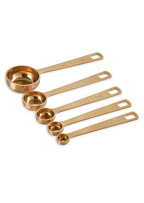 Gold 5-Piece Measuring Spoon Set