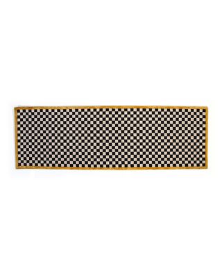 Gold Check It Out Runner, 3' x 8'
