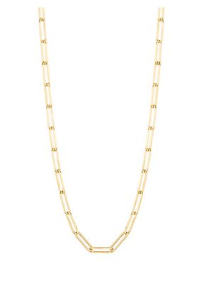 Gold Essentials 18K Gold-Filled Layla Paperclip Chain Necklace