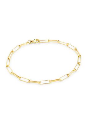 Gold Essentials Layla 14K-Gold-Filled Paper-Clip-Chain Bracelet