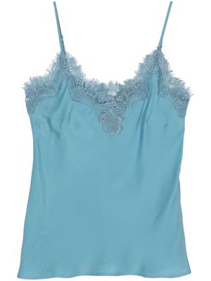 Gold Hawk Claire Coco Cami silk top - Blue