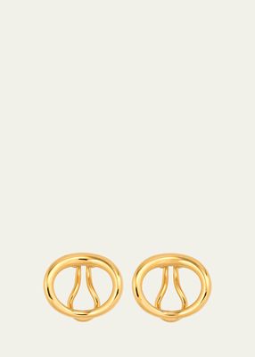 Gold Vermeil Clip-On Earrings