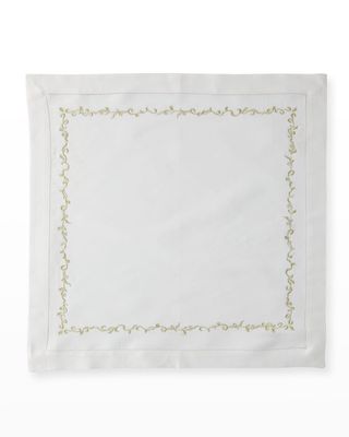 Gold Wave Embroidered Napkin