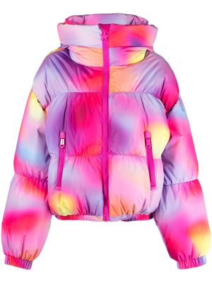 Goldbergh Supernova heatmap-print ski jacket - Pink