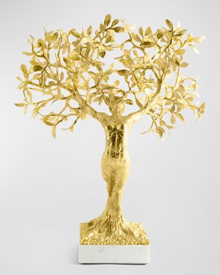 Golden Daphne Sculpture