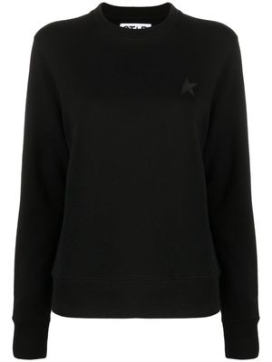 Golden Goose Athena star-patch sweatshirt - Black