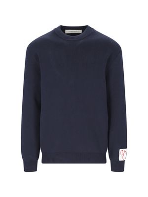 Golden Goose Back Logo Crew Neck Jumper