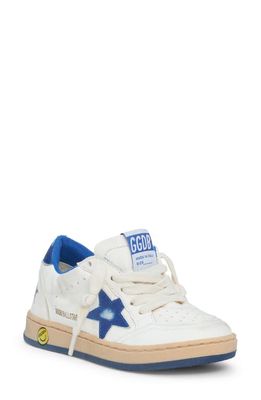 Golden Goose Ball Star Sneaker in White/Blue