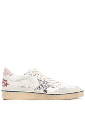 Golden Goose Ballstar low-top leather sneakers - White