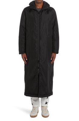 Golden Goose Black Star Collection Hooded Padded Long Coat