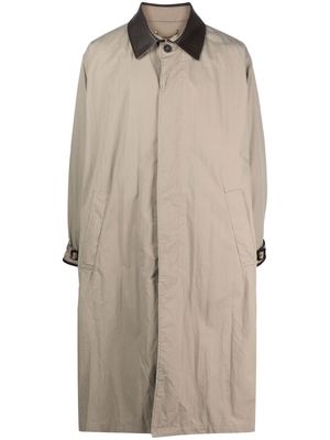 Golden Goose buttoned trench coat - Grey
