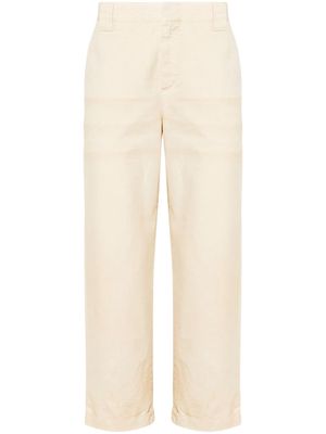 Golden Goose canvas straight-leg trousers - Neutrals