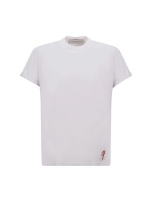 Golden Goose Cotton T-shirt With Stamp Detail