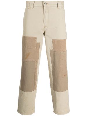 Golden Goose cropped straight trousers - Neutrals