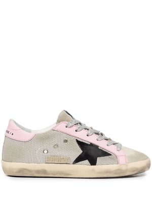 Golden Goose distressed lace-up sneakers - Multicolour