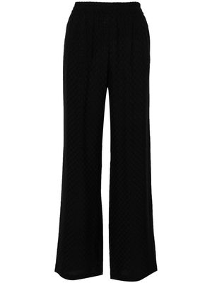 Golden Goose embroidered jersey trousers - Black