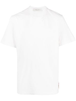 Golden Goose embroidered-logo short-sleeved T-shirt - White