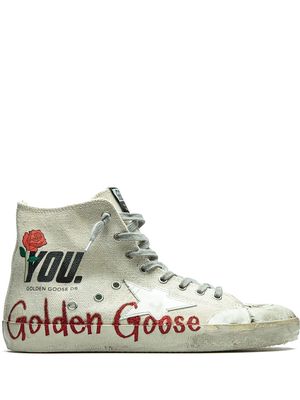 Golden Goose Francy "Beige/Red Rose" sneakers - Neutrals