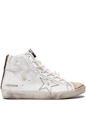 Golden Goose Francy high-top "White / Gold" sneakers