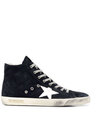 Golden Goose Francy suede high-top sneakers - Black