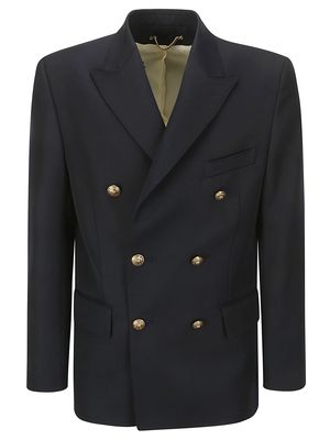 Golden Goose Golden Ms Double Breasted Blazer Compact Gabardin