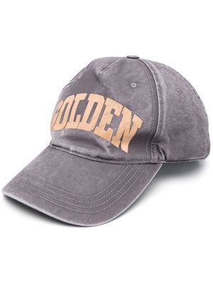 Golden Goose Golden slogan-print baseball cap - Grey