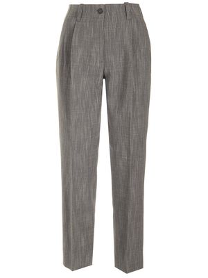 Golden Goose Gray High-waisted Trousers