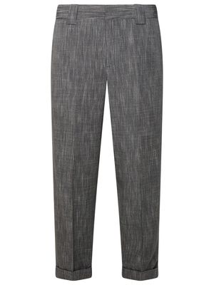 Golden Goose Grey Virgin Wool Blend Trousers