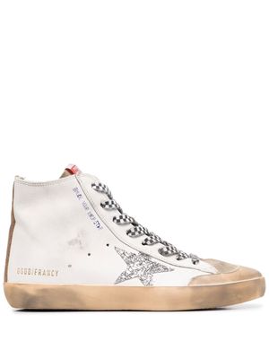 Golden Goose high-top leather sneakers - White