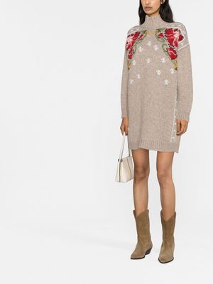 Golden Goose intarsia-knit jumper dress - Neutrals