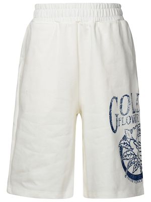 Golden Goose Ivory Cotton Bermuda Shorts