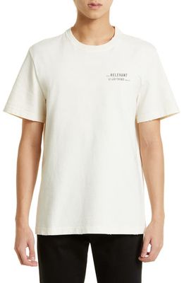 Golden Goose Journey Distressed Graphic Tee in White