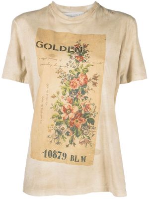 Golden Goose Journey graphic-print T-shirt - Neutrals