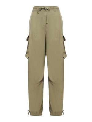 Golden Goose Journey W`s Wide Leg Cargo Pant Fluid Viscose Twill