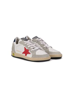 Golden Goose Kids Ball Star low-top sneakers - White