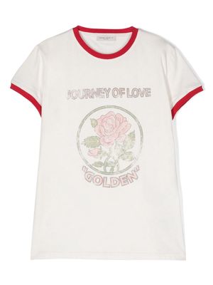 Golden Goose Kids Edna cotton T-shirt - Neutrals