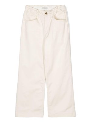 Golden Goose Kids elastic-waist chino trousers - Neutrals