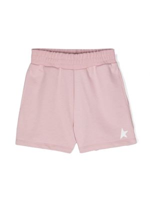 Golden Goose Kids glitter-detail shorts - Pink