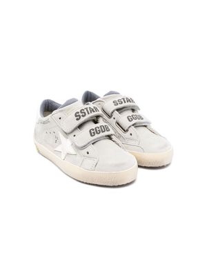 Golden Goose Kids Old School suede sneakers - Grey