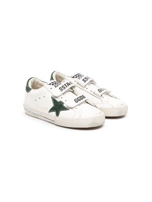 Golden Goose Kids Old School Young leather sneakers - White