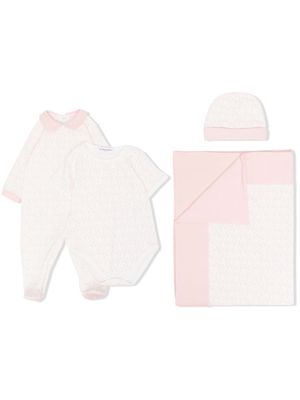 Golden Goose Kids star-print babygrow set - Pink