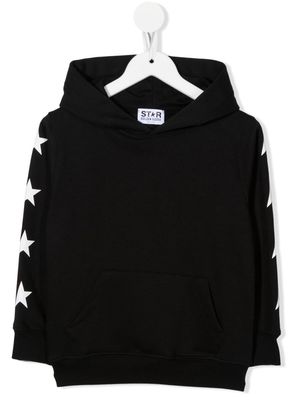 Golden Goose Kids star-print hoodie - Black