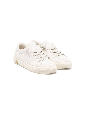 Golden Goose Kids Stardan lace-up sneakers - White