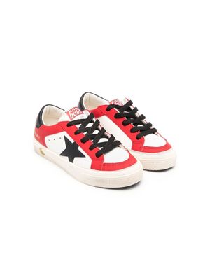 Golden Goose Kids Superstar lace-up sneakers - Red