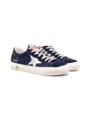 Golden Goose Kids TEEN May low-top lace-up sneakers - Blue