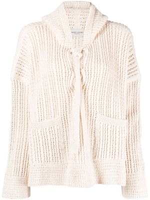 Golden Goose knit hooded top - Neutrals