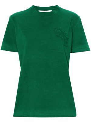 Golden Goose letter-appliqué cotton T-shirt - Green